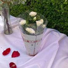 Kép betöltése a galériamegjelenítőbe: Cserepes rózsa dísztasakban